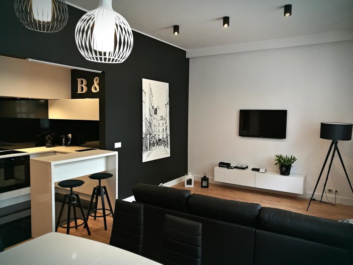 Апартаменты Black&White Apartment- Wierzbowa 5 Познань-47