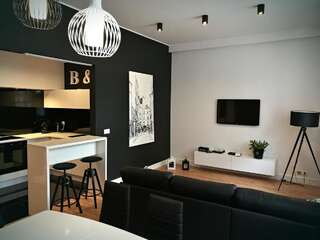 Апартаменты Black&White Apartment- Wierzbowa 5 Познань Апартаменты Делюкс-44