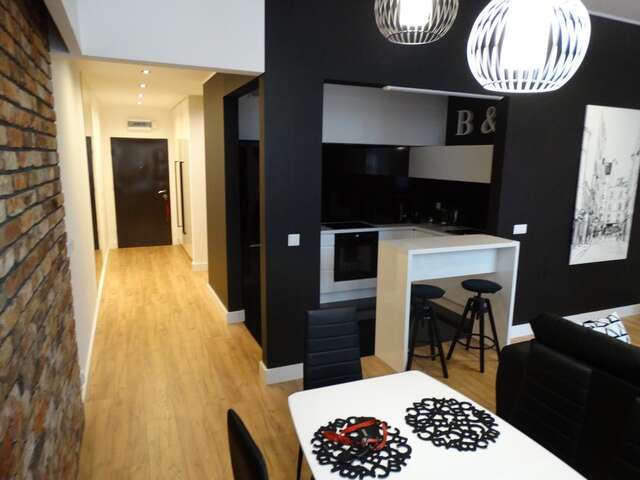 Апартаменты Black&White Apartment- Wierzbowa 5 Познань-12