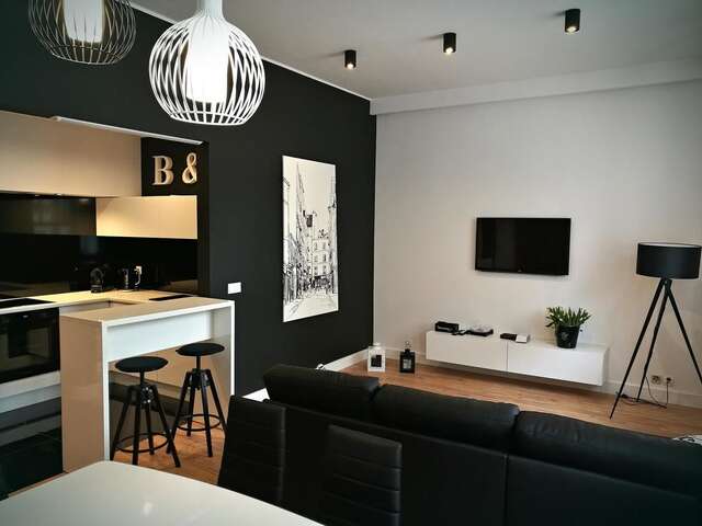 Апартаменты Black&White Apartment- Wierzbowa 5 Познань-46